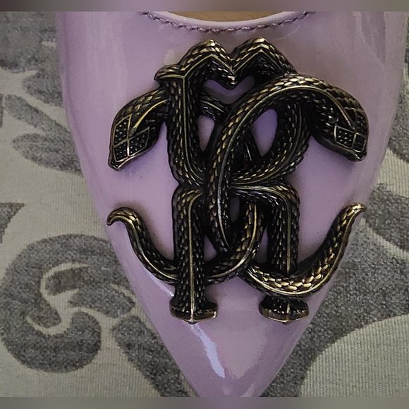 New Authentic Roberto Cavalli Slingback Shoes - Picture 8 of 12